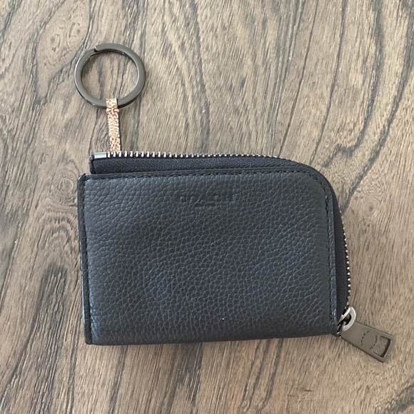 ❌SOLD❌COACH NWT 76314 L Zip Car Key Case With Signature Canvas - Picture 3 of 5